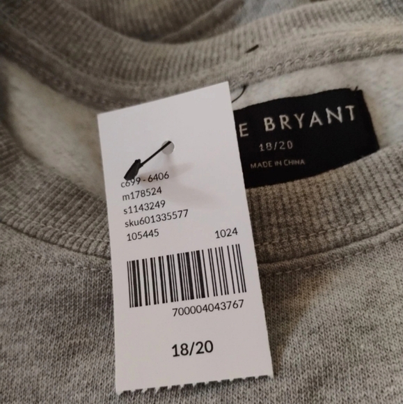 Lane Bryant Festive Graphic Sweatshirt Heather Gray Size 18/20 NWT - Picture 3 of 4